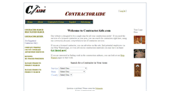 Desktop Screenshot of contractoraide.com